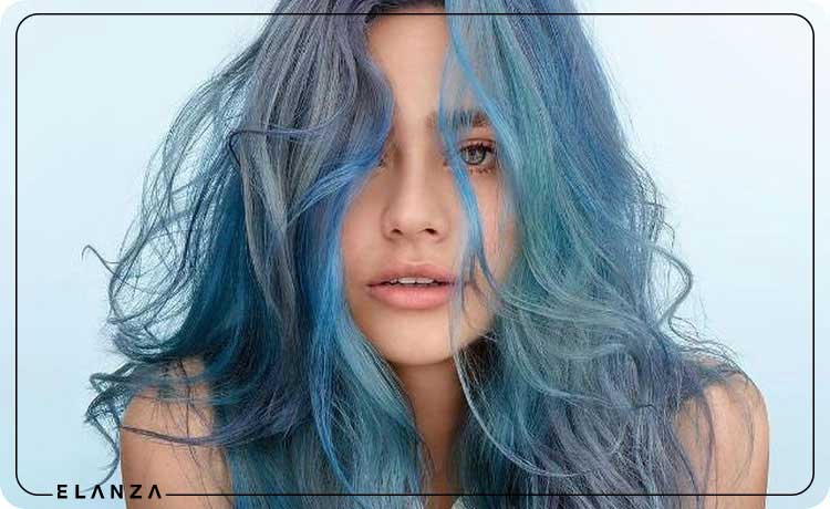 رنگ مو آبی