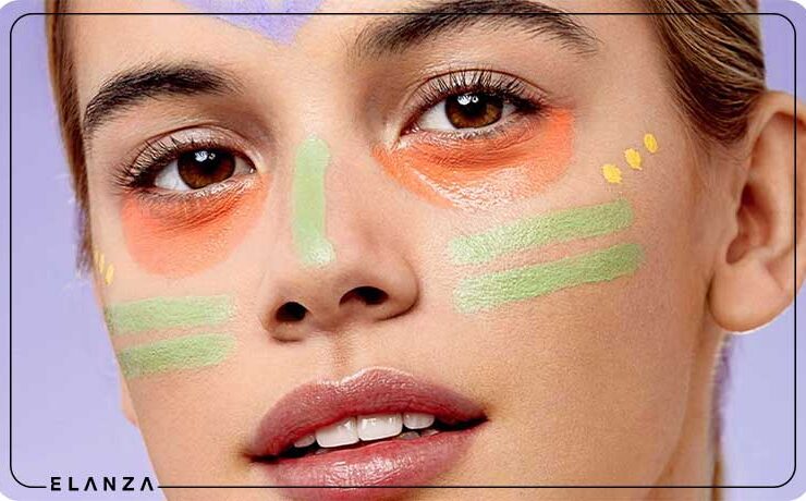 تصحیح رنگ آرایش پوست چرب