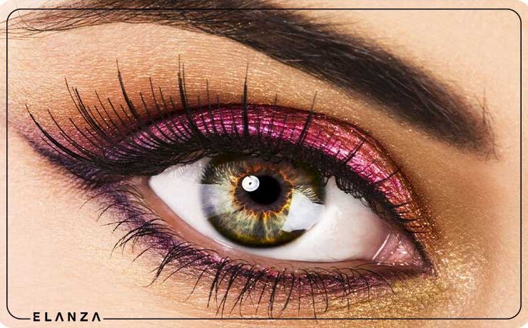 چشمان رنگی را چگونه آرایش کنیم