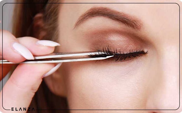 آموزش گذاشتن مژه مصنوعی ریسه ای