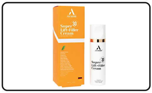 کرم سوپر لیفت و فیلر گیاهی آراکسین 